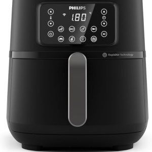 Philips Air Fryer 2000 Series 13-in-1 function, 6.6 quart capacity, compact design with cooking window