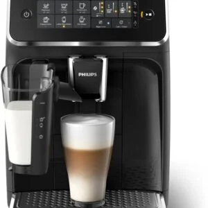 Philips 2200 Series Automatic Espresso Machine, Milk Frother, 5 Coffee Types, User-Friendly Touchscreen, 100% Ceramic Grinder